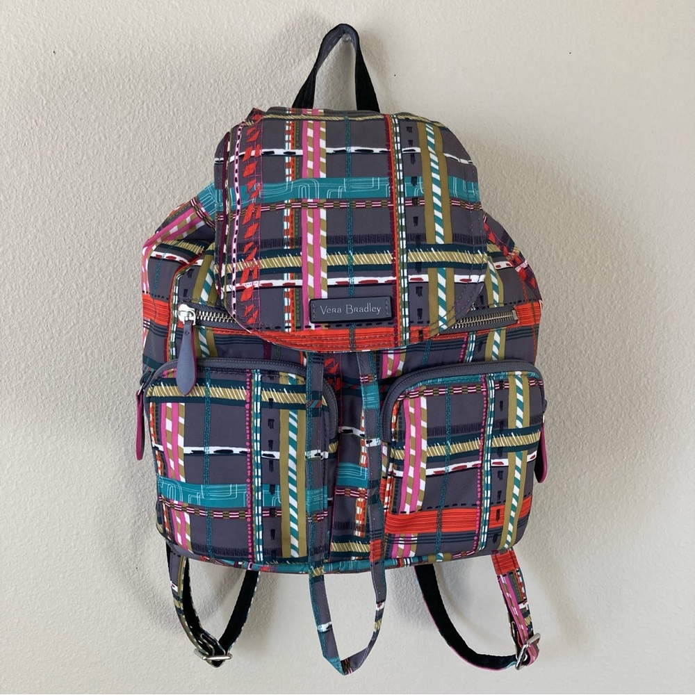 Vera Bradley Midtown Cargo Backpack City Plaid